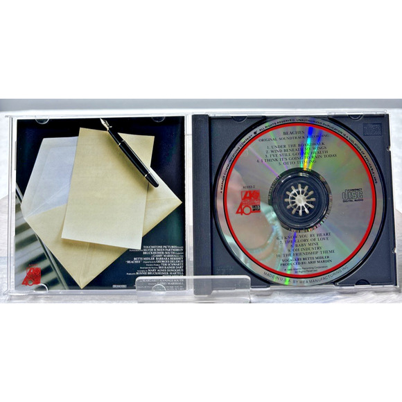 Beaches (Original Soundtrack) by Bette Midler (CD, 1990) - Picture 3 of 5